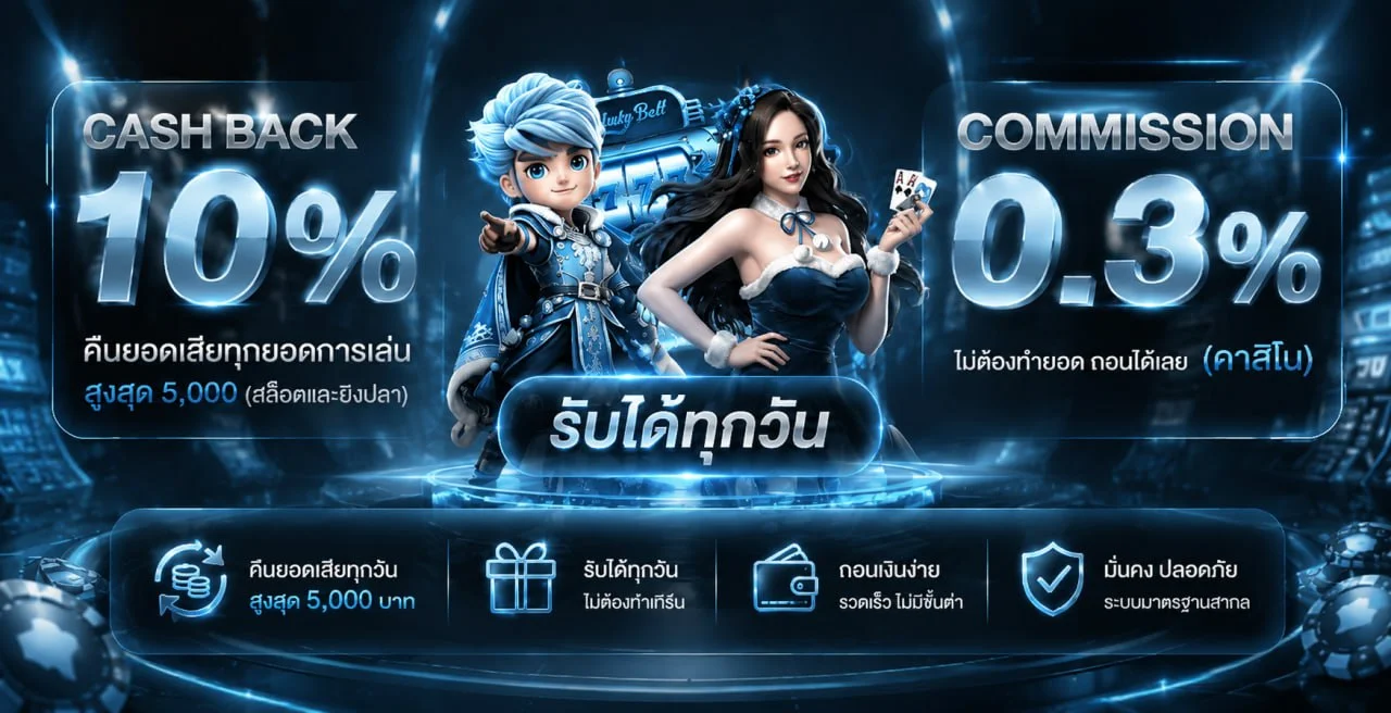 สล็อตออนไลน์ MUTELU999 พร้อมตัวละครเกมโทนฟ้าทอง